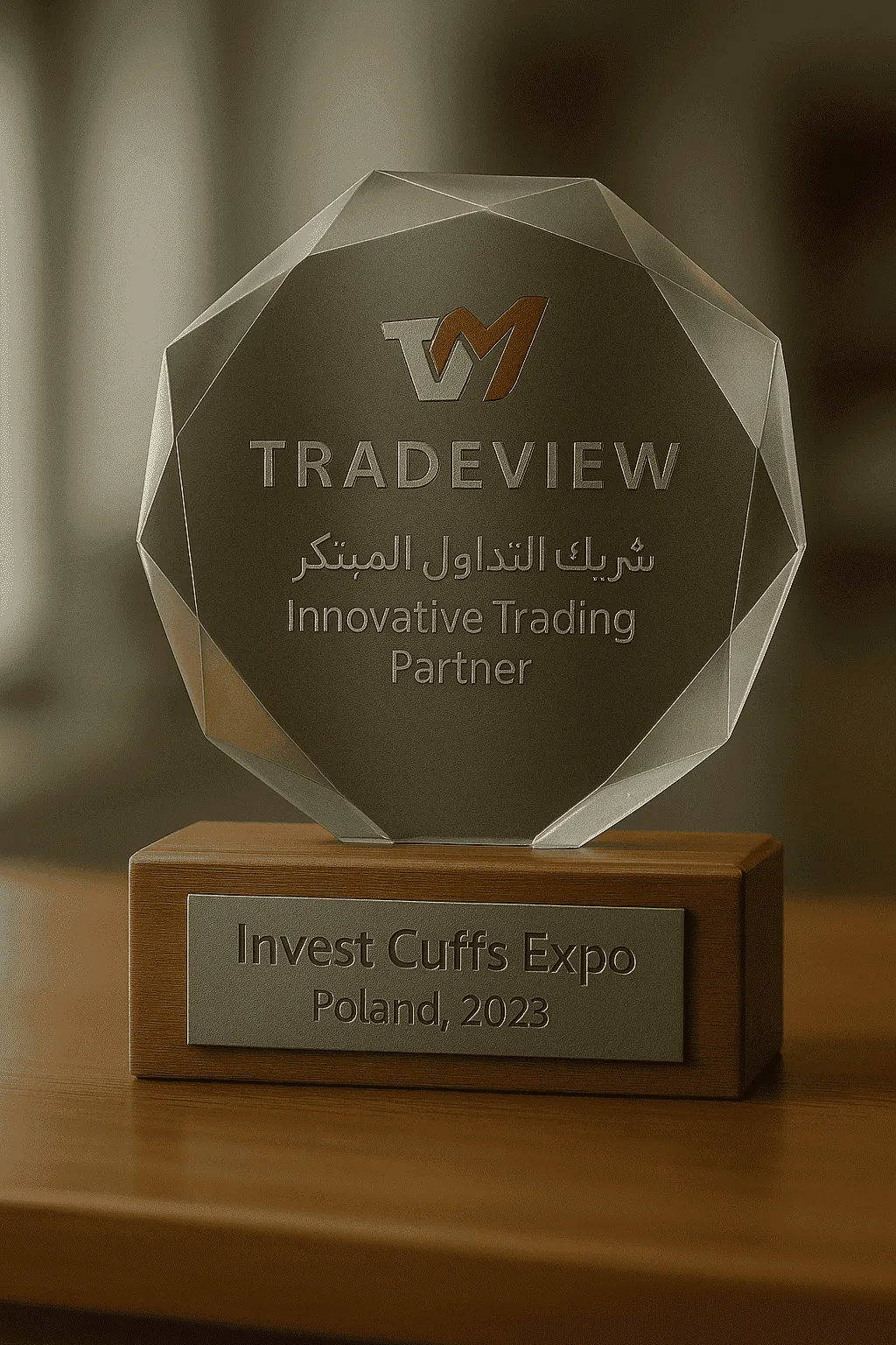Innovative Trading Partner award — Invest Cuffs Expo