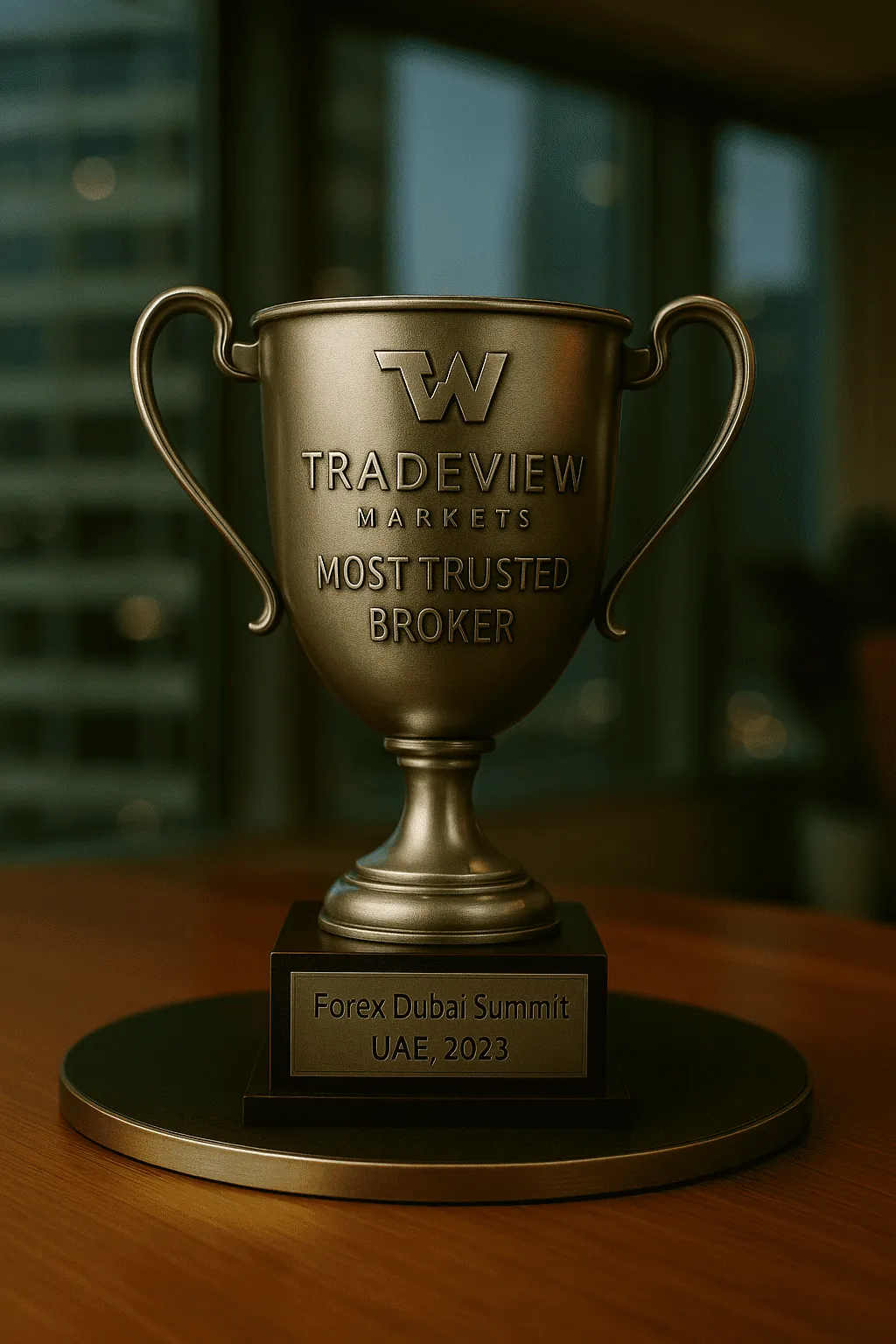 Most Trusted Broker award — Dubai Forex Summit