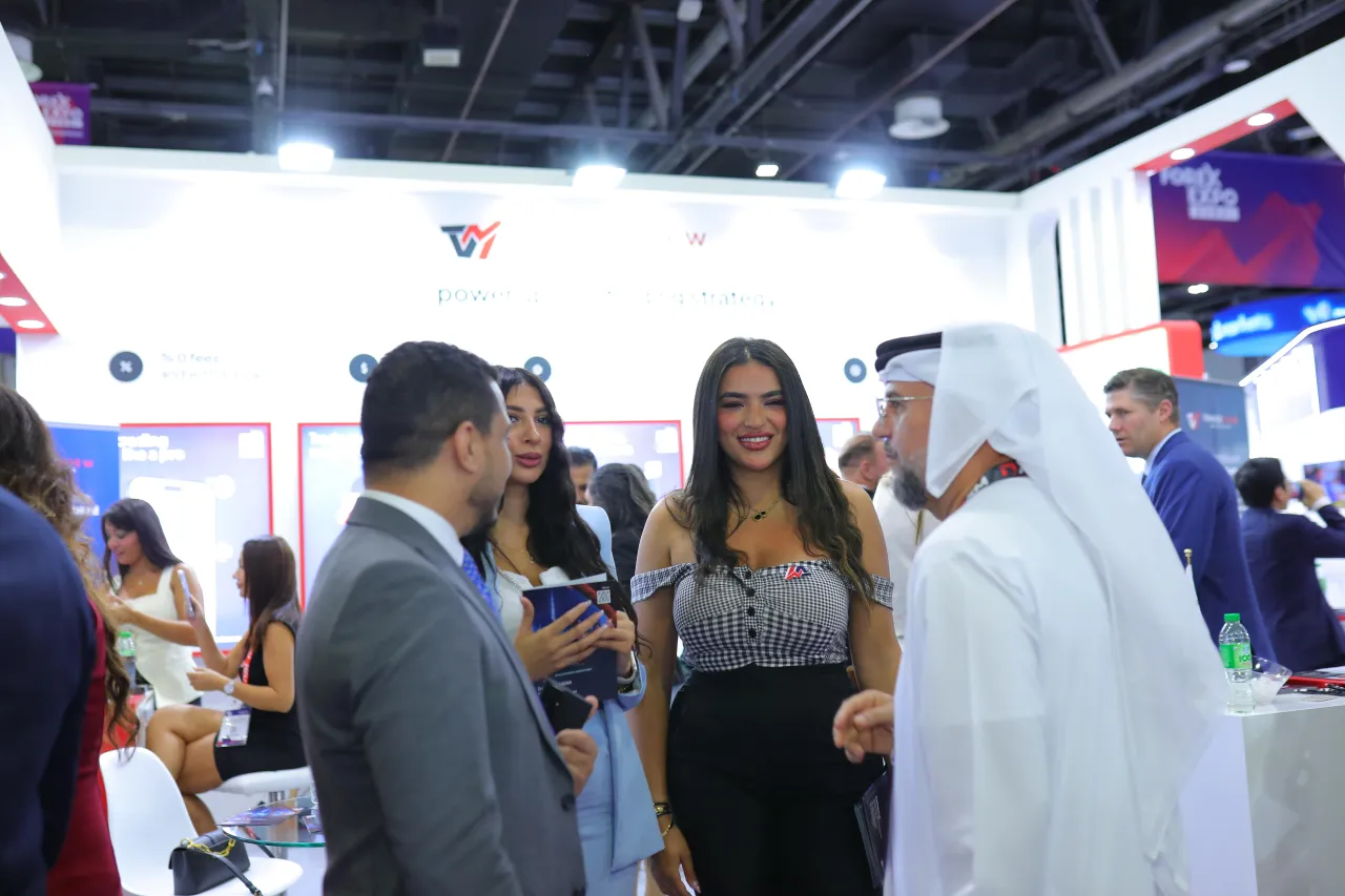 Tradeview MENA team at a company event