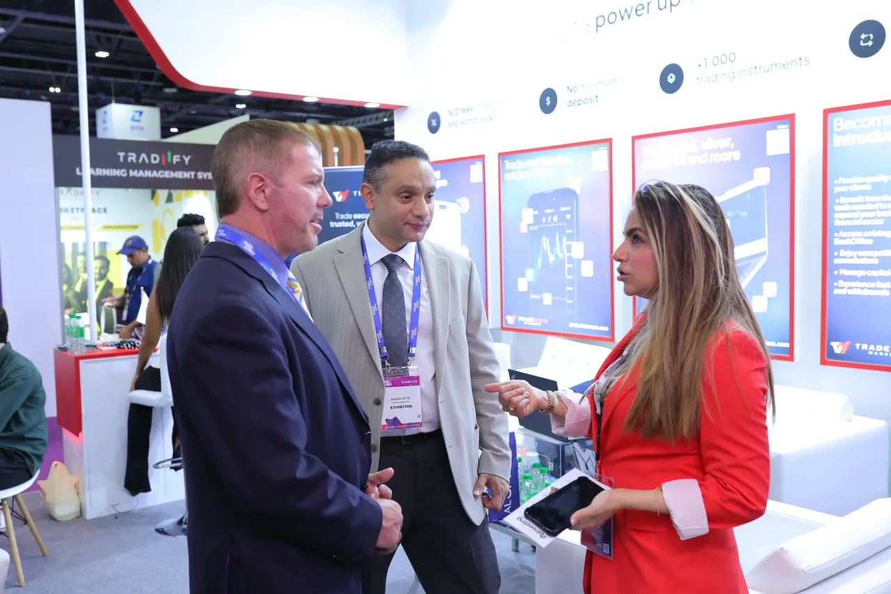 Tradeview MENA team at a company event