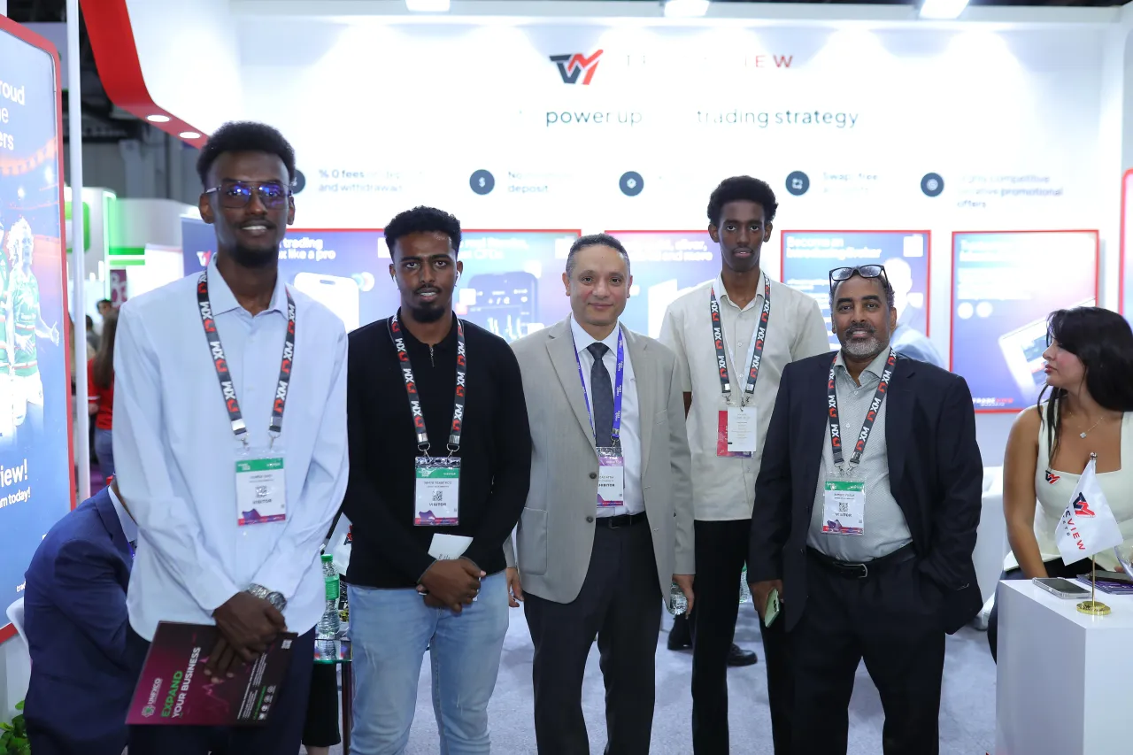 Tradeview MENA team at a company event