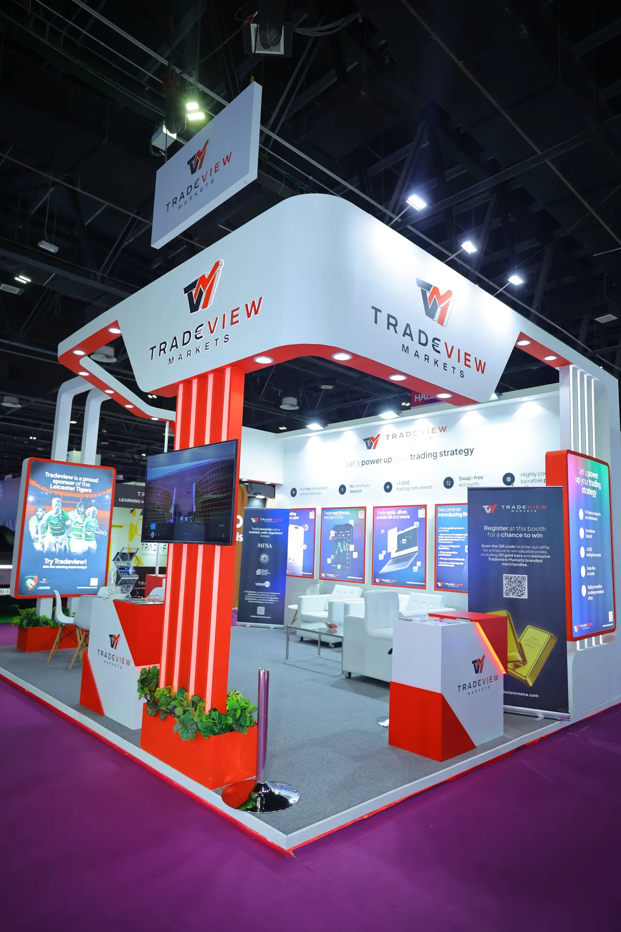 Tradeview MENA team at a company event