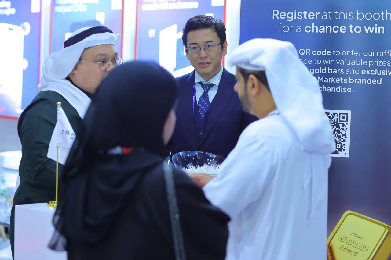 Tradeview MENA team at a company event
