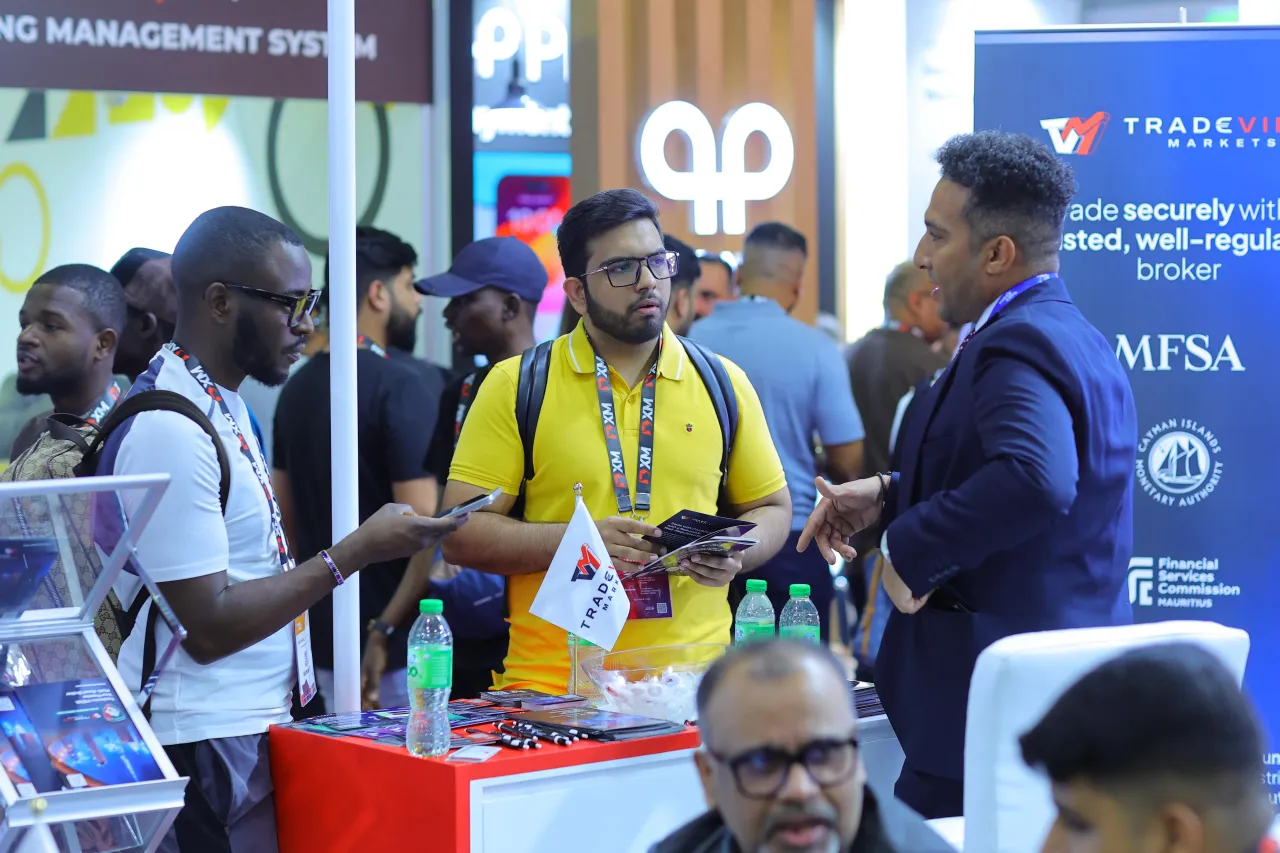 Tradeview MENA team at a company event