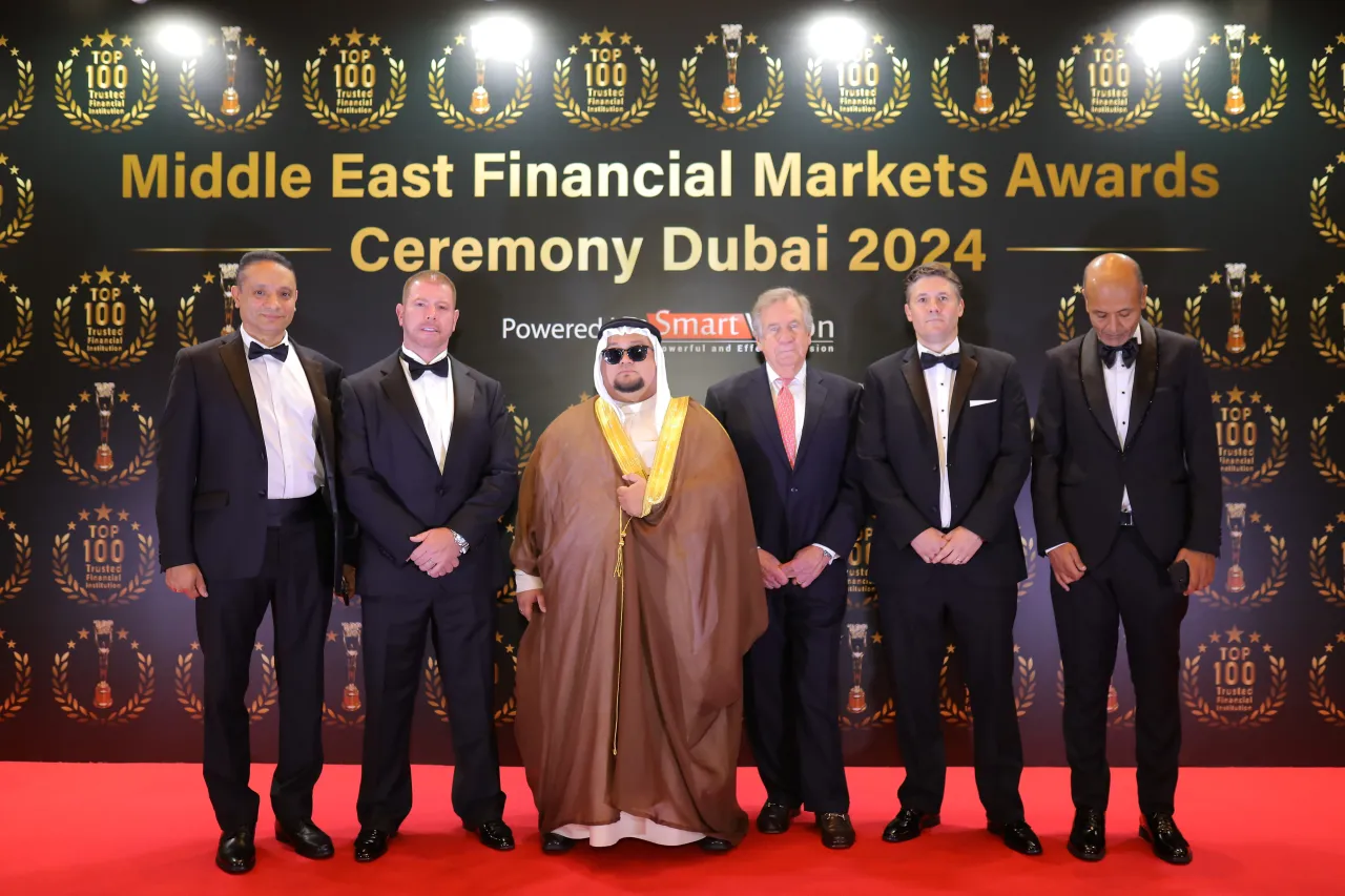 Tradeview MENA team at a company event