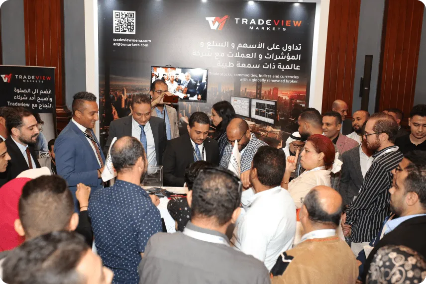 Tradeview MENA team at a company event