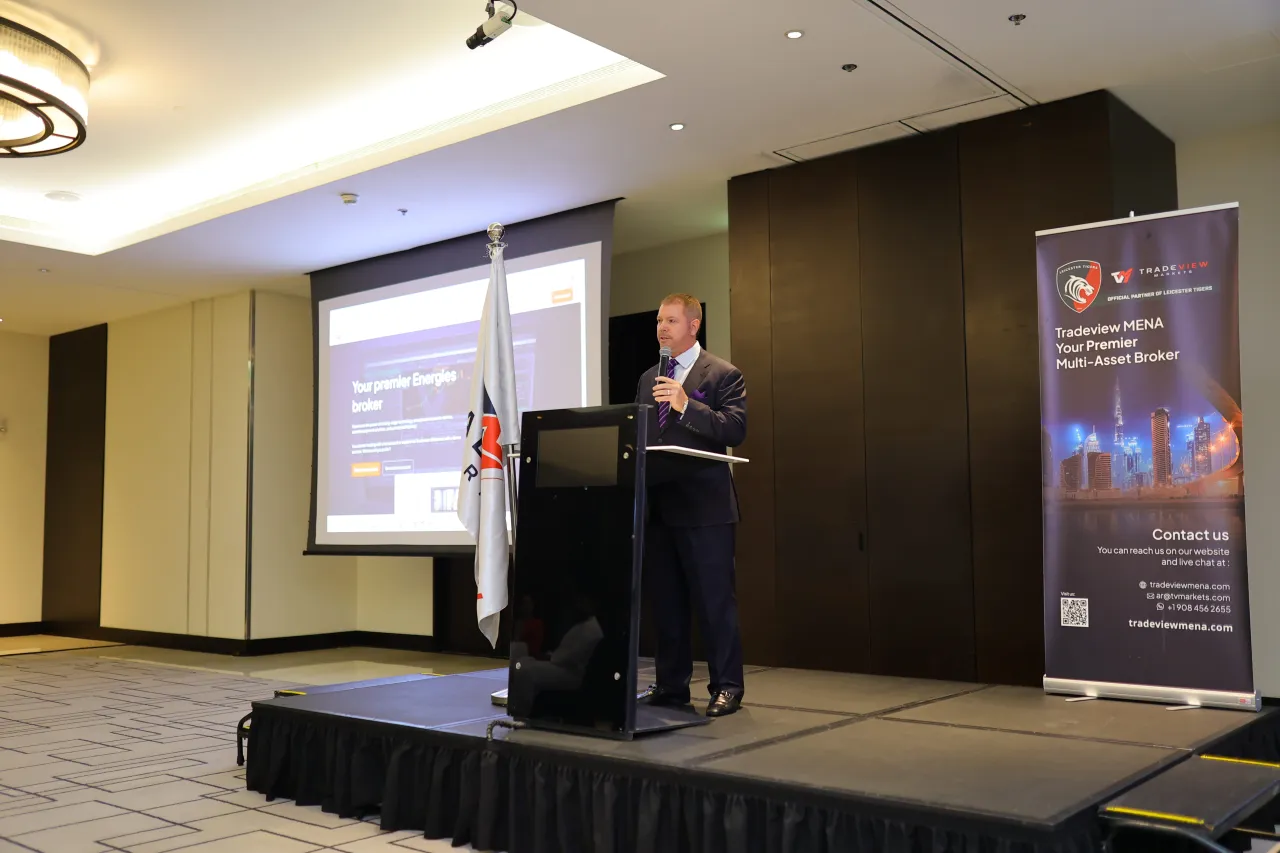 Tradeview MENA team at a company event