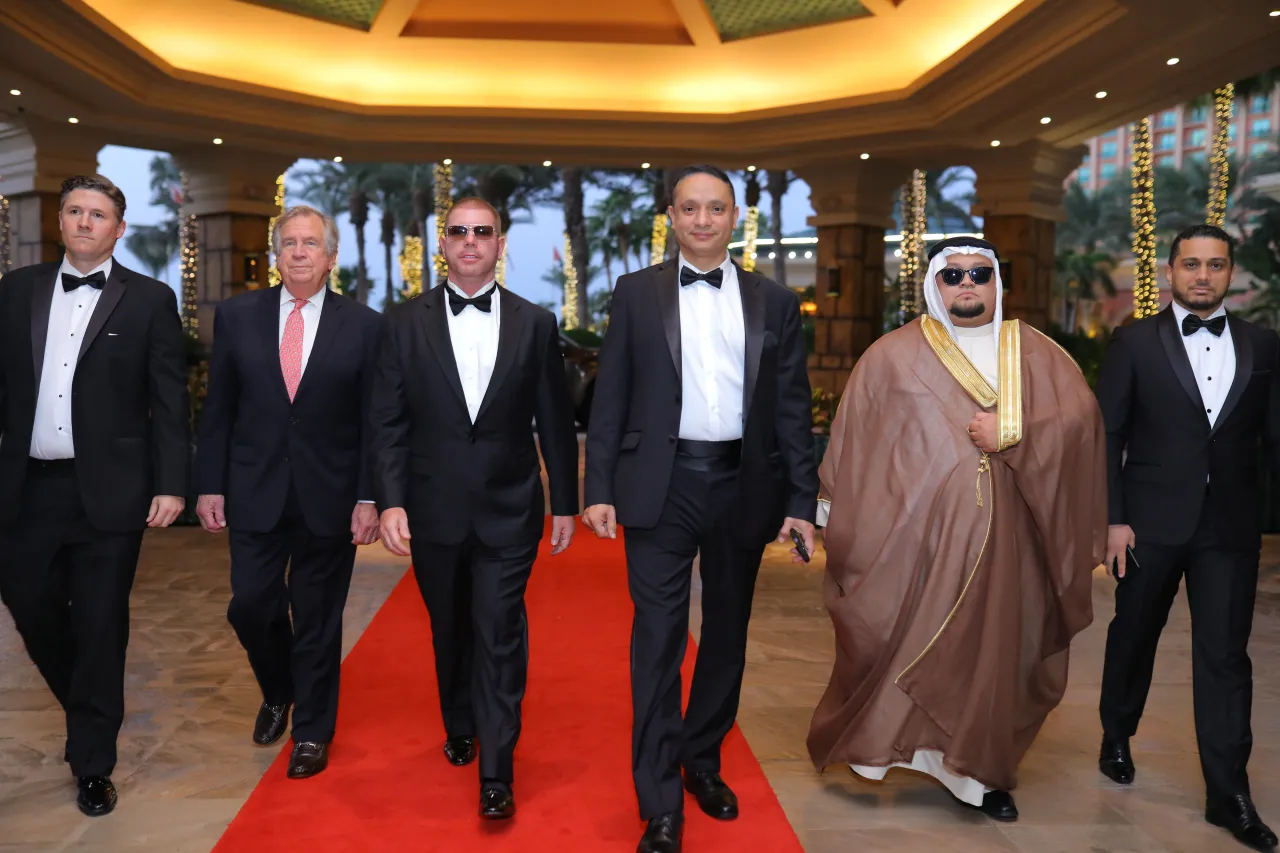 Tradeview MENA team at a company event