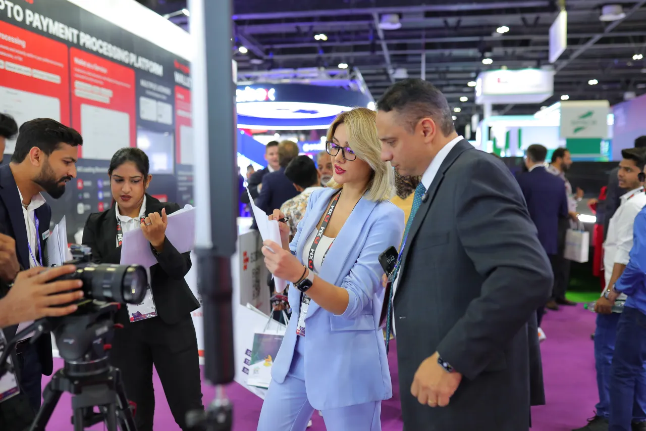 Tradeview MENA team at a company event