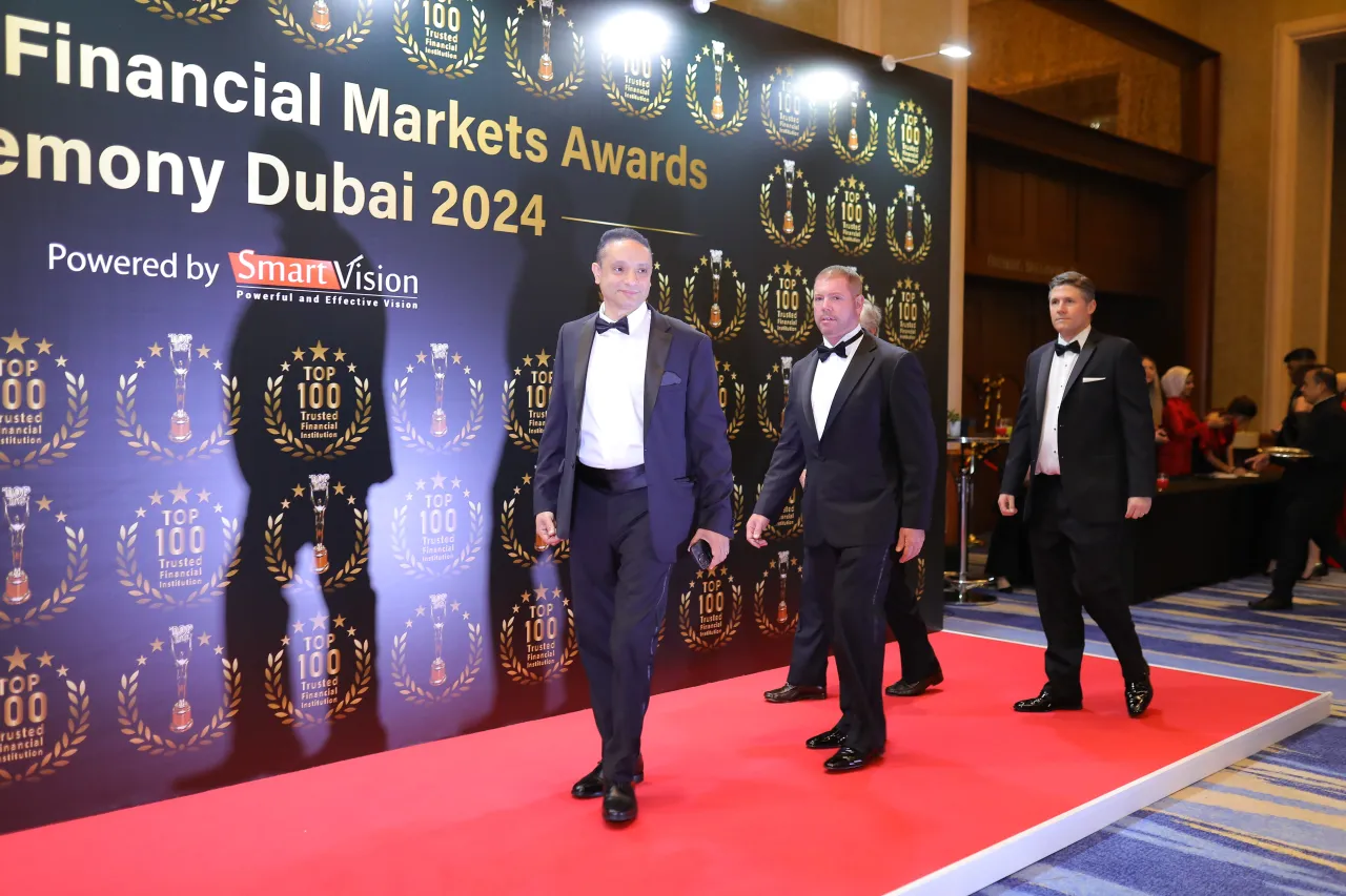Tradeview MENA team at a company event