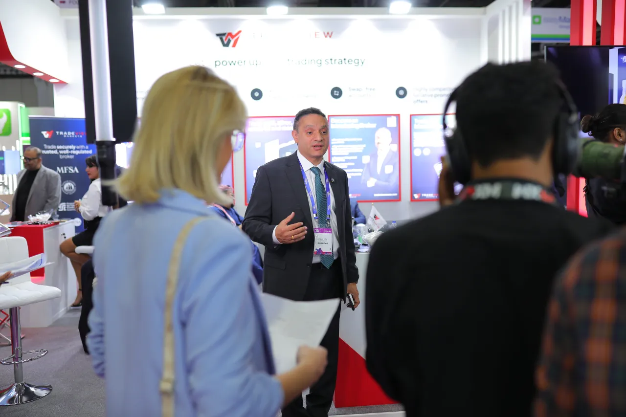 Tradeview MENA team at a company event