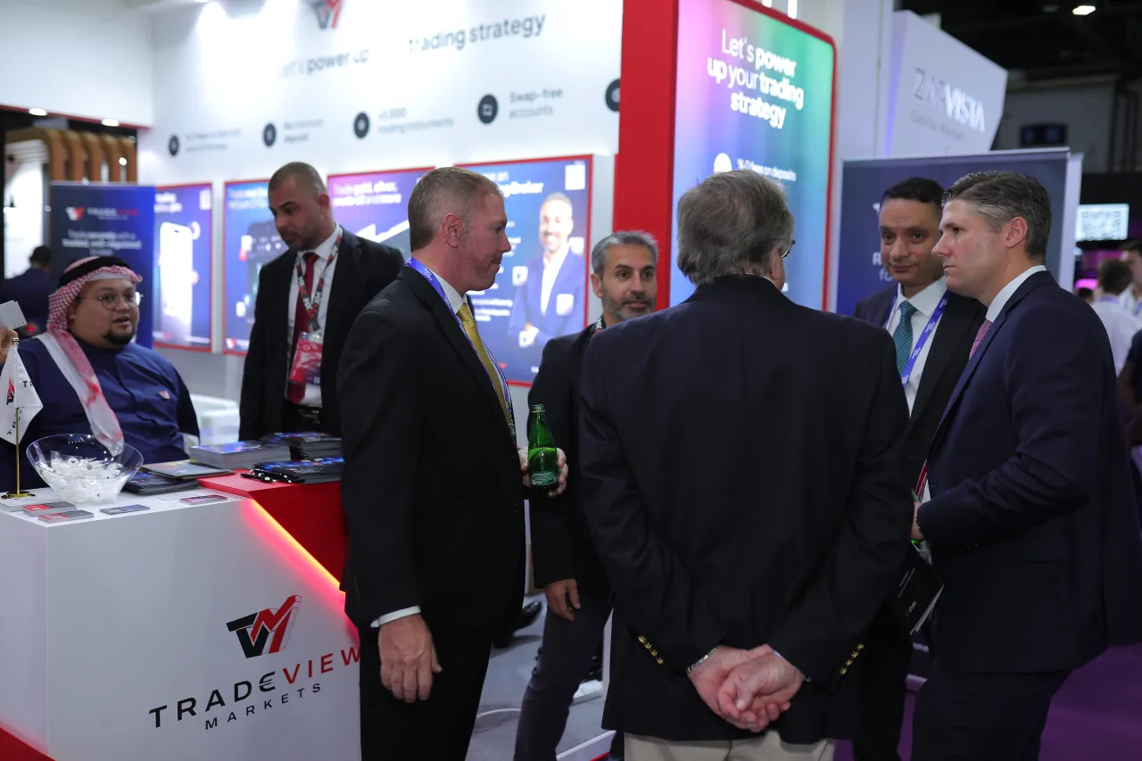 Tradeview MENA team at a company event