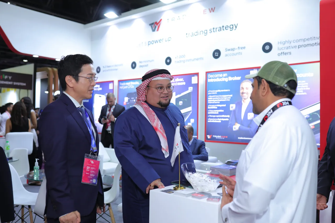 Tradeview MENA team at a company event