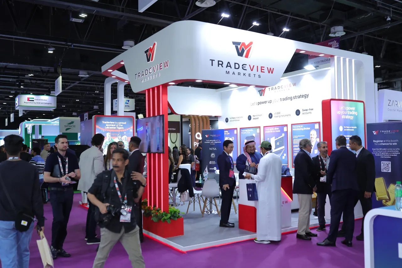 Tradeview MENA team at a company event