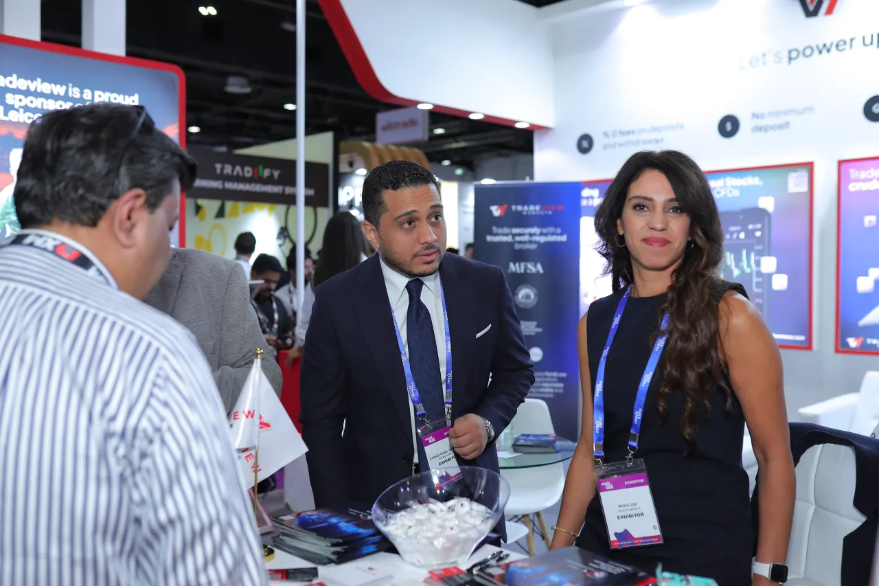 Tradeview MENA team at a company event
