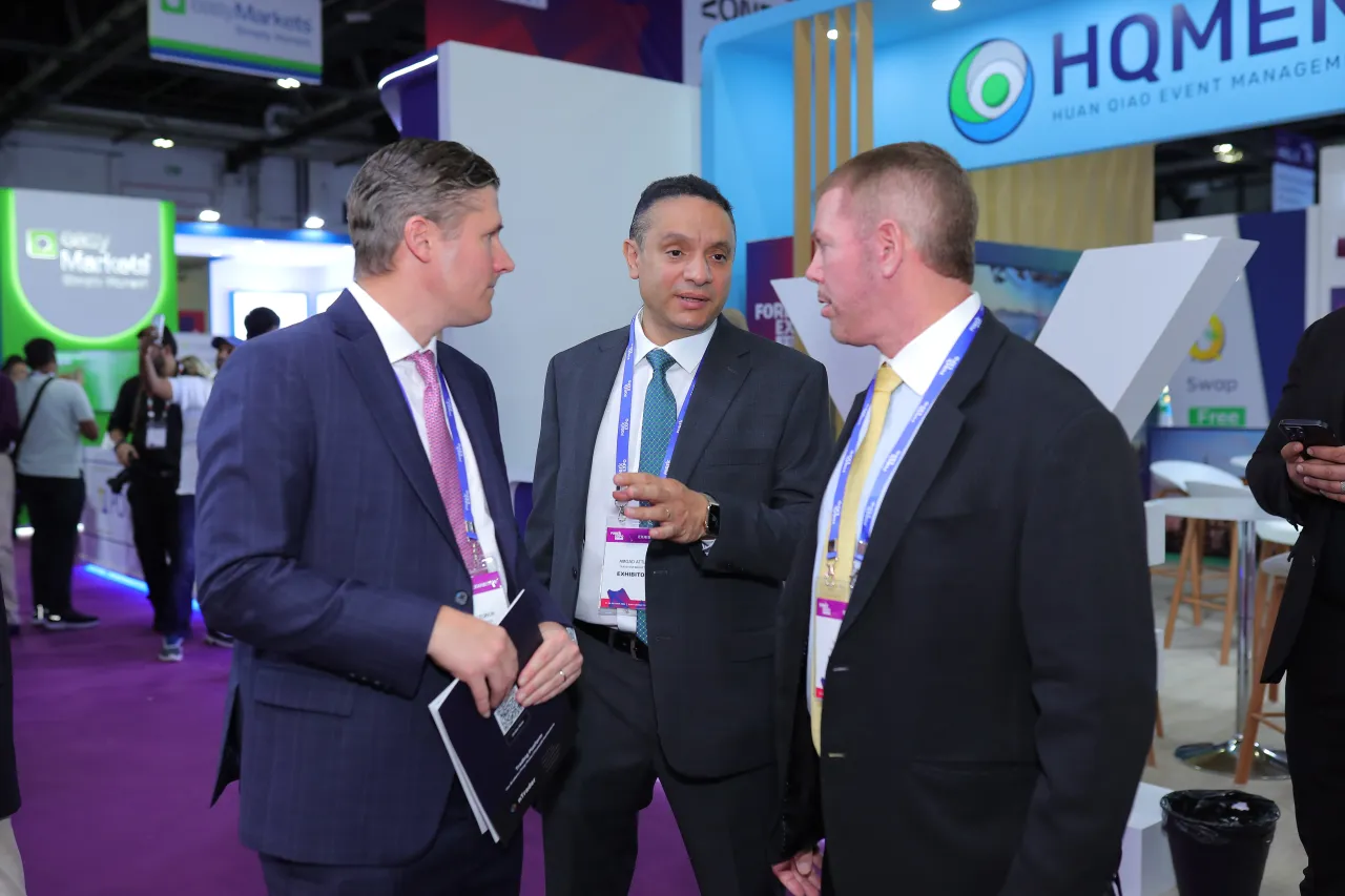 Tradeview MENA team at a company event