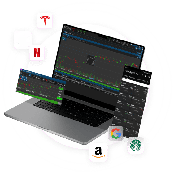 تداول الأسهم مع Tradeview Mena 