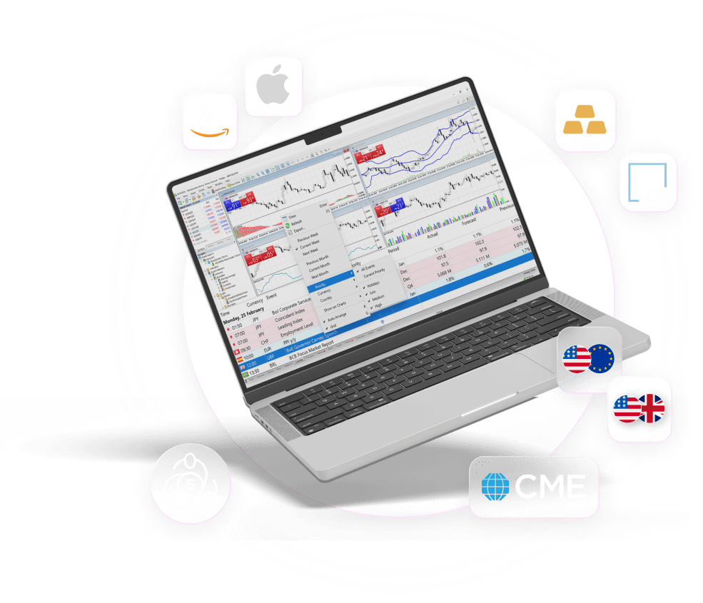 تداول على كل الأصول مع MetaTrader 5