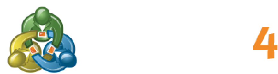 شعار منصة MetaTrader 4 (MT4) للتداول لدى تريد فيو مينا